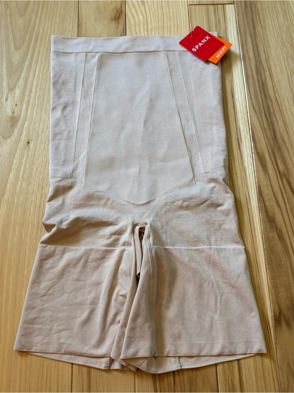NEW Spanx Sculpt High Waisted Mid Thigh Soft Nude Shapewear Short
